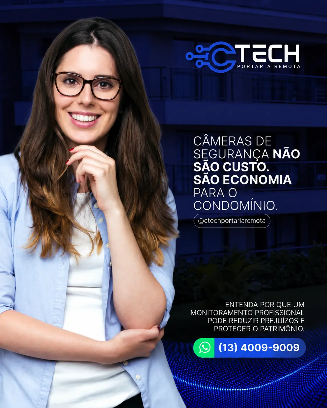 Câmeras de segurança como economia para o condomínio